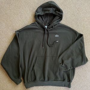 ALO Yoga Accolade Olive Hoodie Sz M